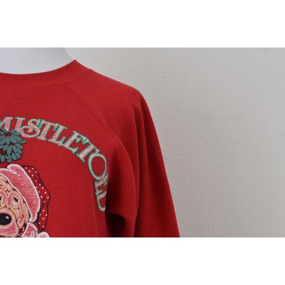 Vintage 90s Cotton/Poly Christmas Ugly Sweater size S - Picture 6 of 10